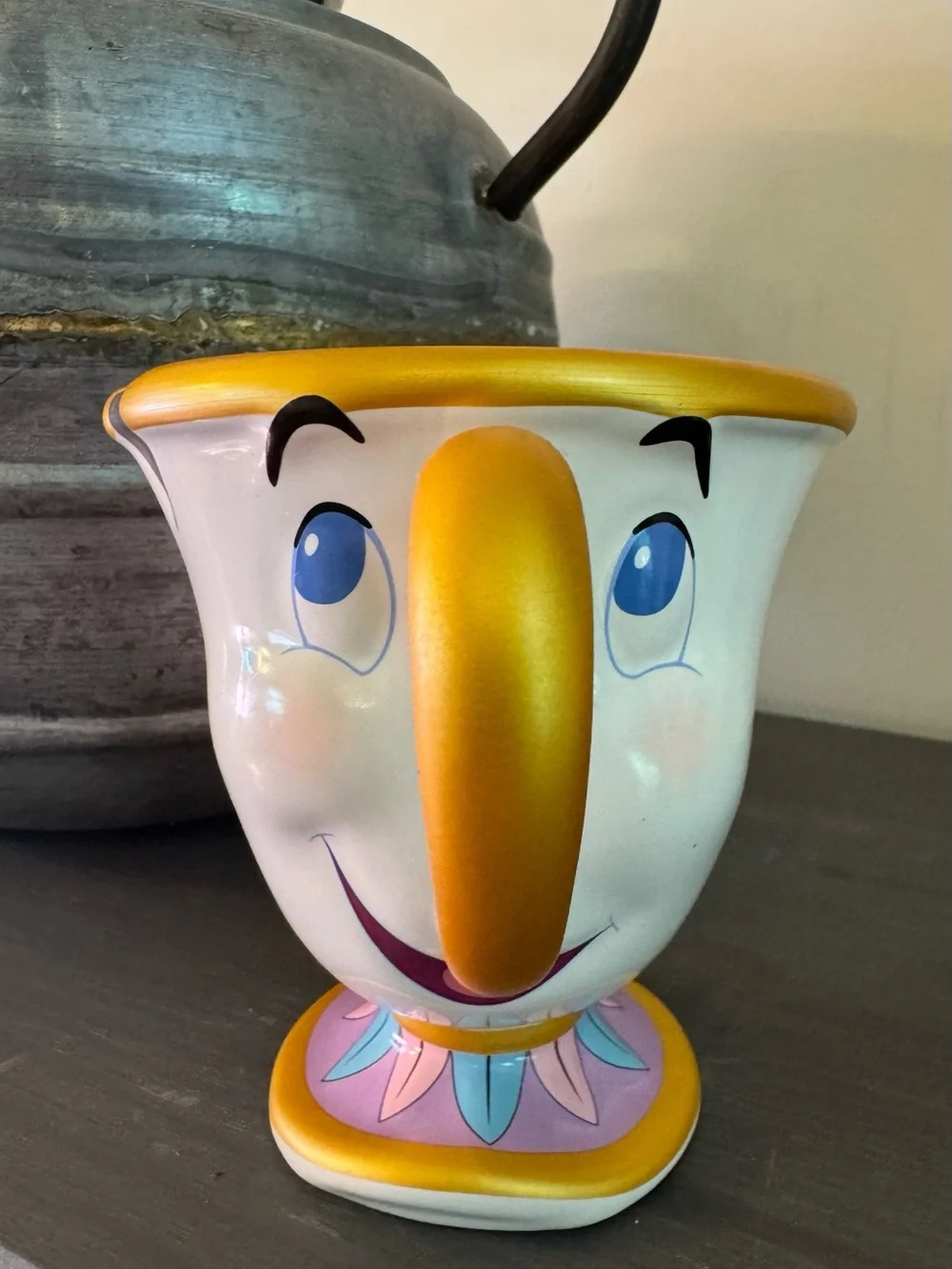 Disney Parks Beauty and the Beast Chip Collectible Ceramic Coffee Mug Cup Teacup